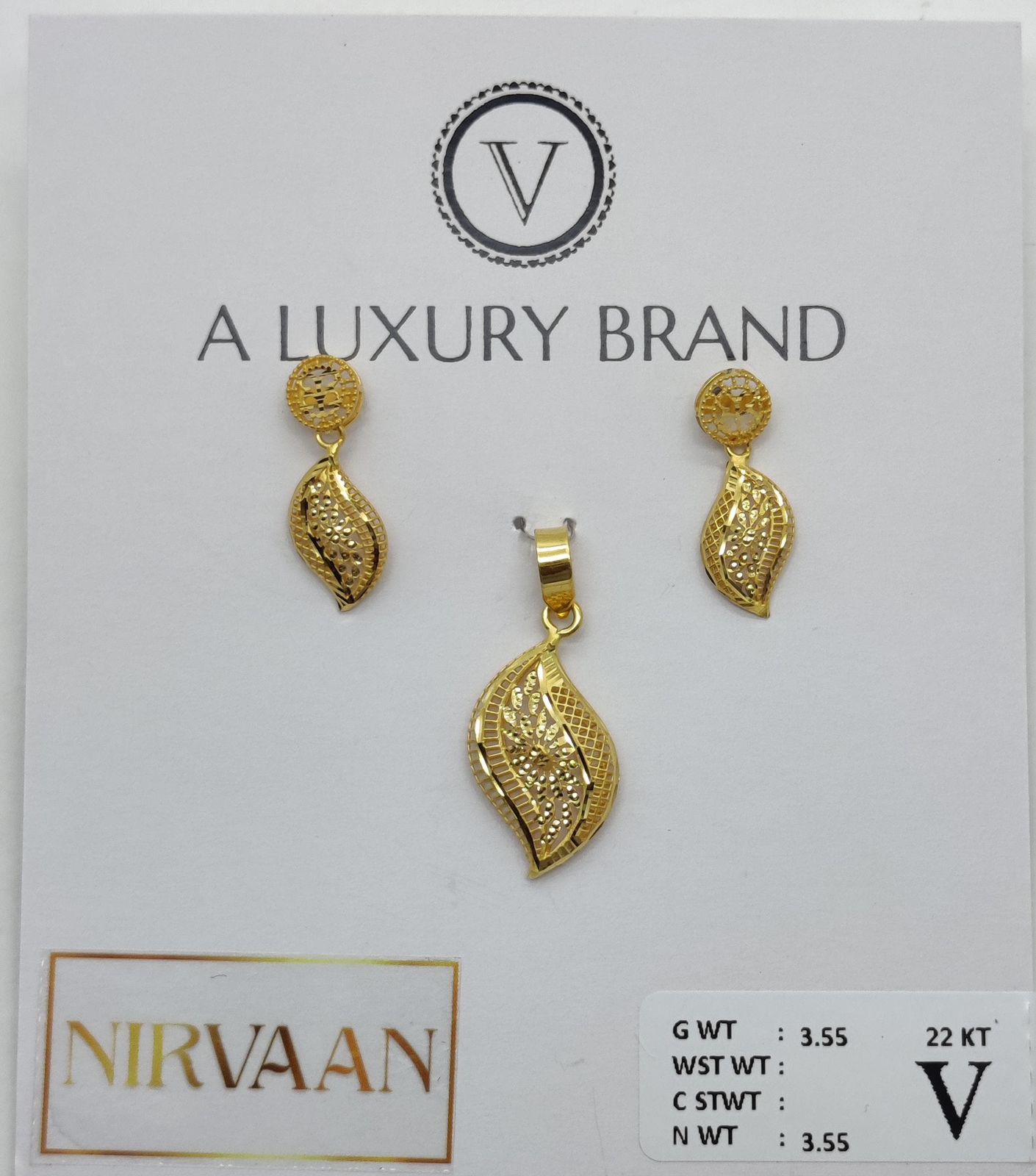 Nirvaan Bubble Pendant Set