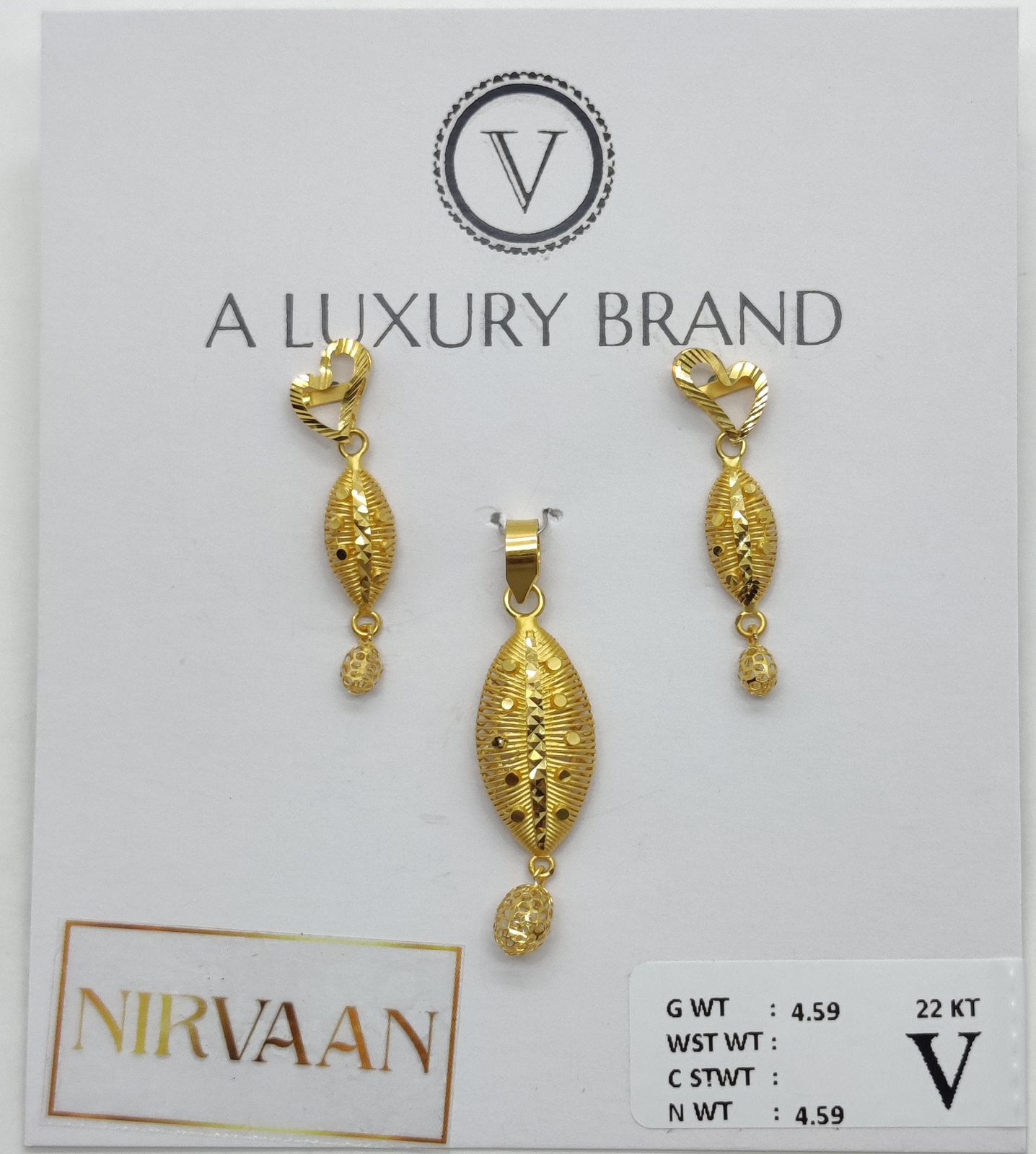 Nirvaan Bubble Pendant Set