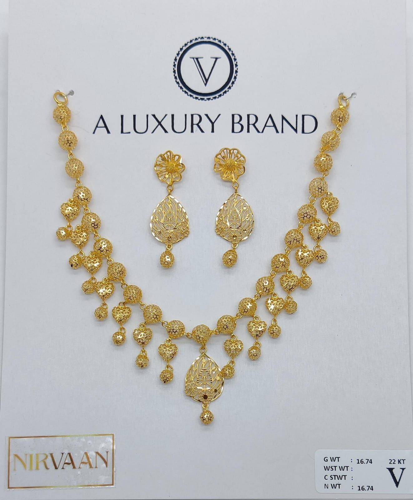NIRVAAN BUBBLE NECKLACE SET